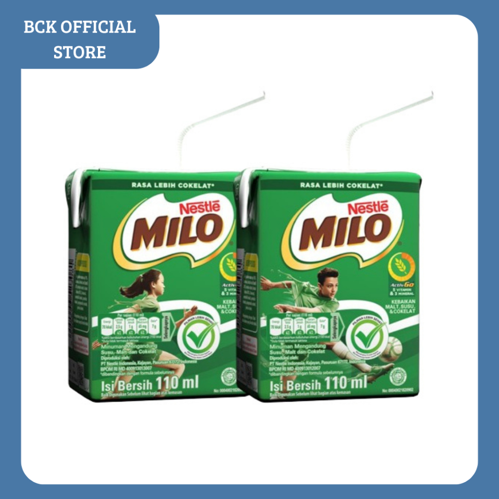 

Milo Activ-Go Minuman Mengandung Susu dan Cokelat UHT 3x110ml (3Pcs)