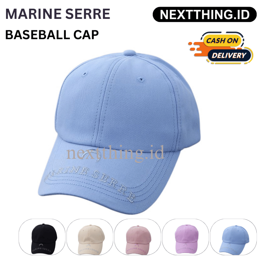 NEXTTHING.ID - MARINE SERRE topi pria topi wanita topi baseball topi trendy