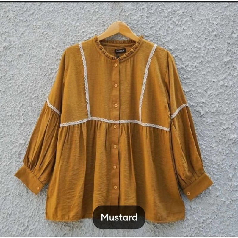 BLOUSE HILDA CRINKLE AIRFLOW // BLOUSE REMPEL