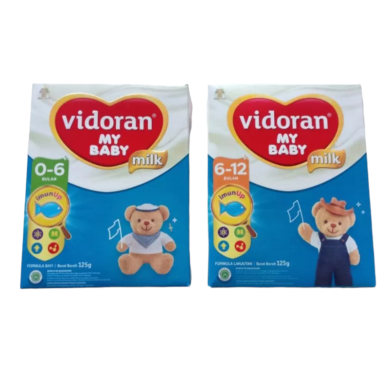 VIDORAN MY BABY SUSU FORMULA BAYI 0 - 6 BULAN 6 - 12 BULAN KEMASAN 575 GRAM