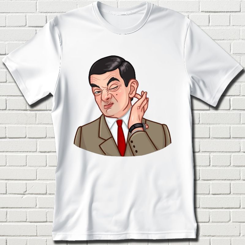 BAJU KAOS MR.BEAN VECTOR - KAOS DEWASA - KAOS MOVIE - KAOS DISTRO