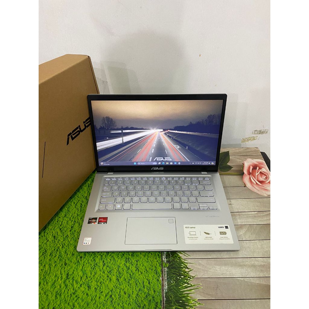 ASUS M415DAO Ryzen 3 3250U Ram 8GB 512 SSD Win.11-14"FHD Slim Murah FULLSET