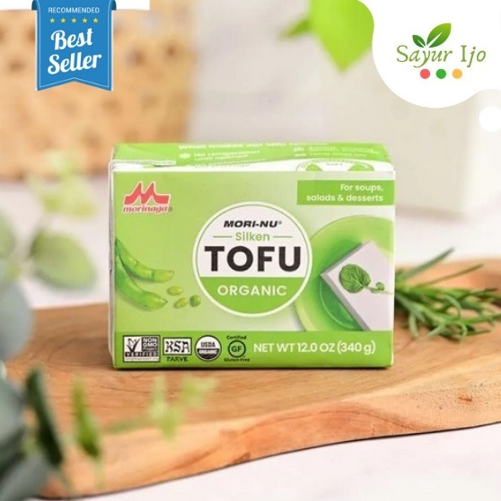 

MORI-NU Silken Tofu ORGANIC 340 Gram / Pack Fresh Tahu Organik Ala Jepang Tahu Sutra Morinaga NON GMO PREMIUM HALAL