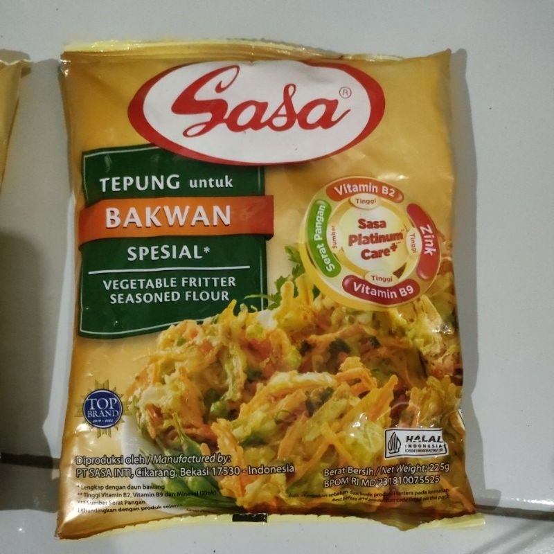 

Sasa Tepung Bumbu Bakwan Spesial