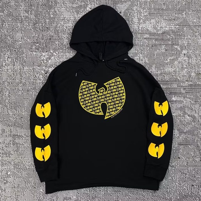 HOODIE H&M WUTANG OFFICIAL - Black