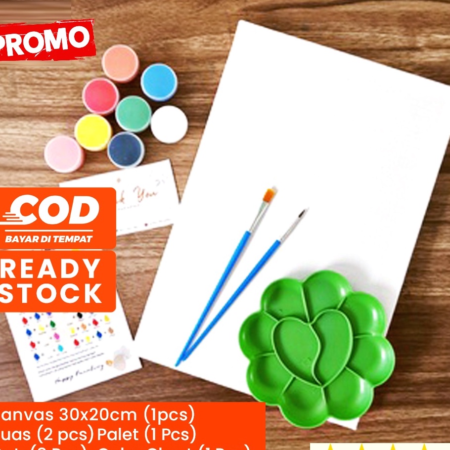 

NEW PROMO Paket Alat Lukis Lengkap 1 Set KANVAS