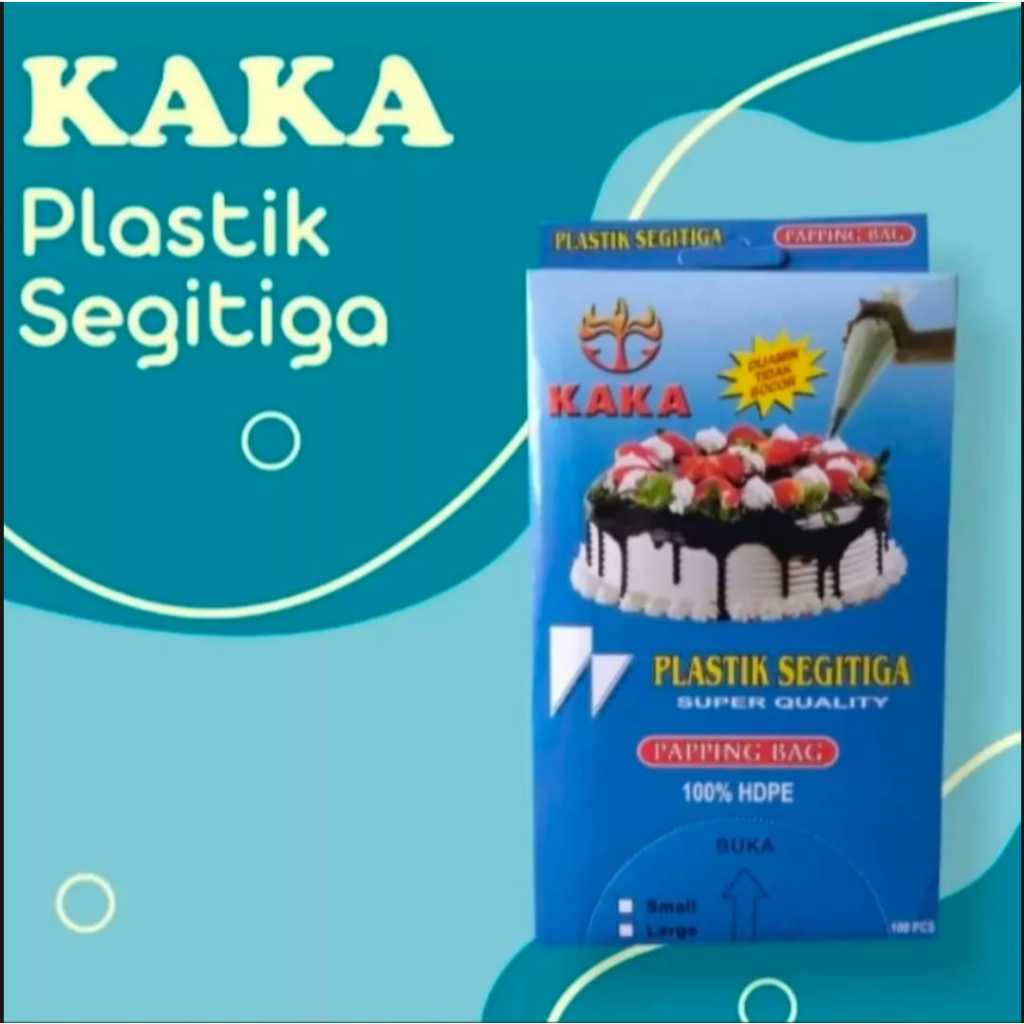 PLASTIK SEGITIGA KUE PIPING BAG / PLASTIK SEGITIGA BESAR