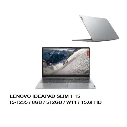 LENOVO IDEAPAD SLIM 1 15 - I5 1235 8GB 512GB 15.6FHD WIN11