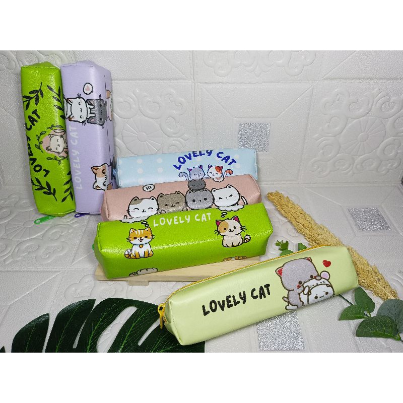 

Kotak Pensil Zipper Kartun Tempat Pensil Karakter Lovely Cat Lucu