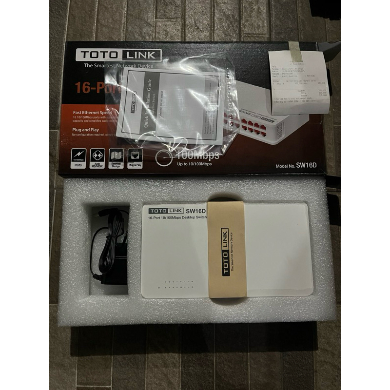 Switch Hub Totolink 16 Port