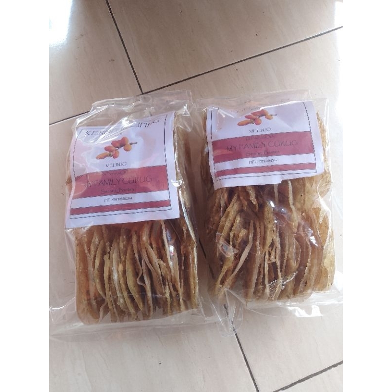 

Kerupuk Melinjo/Ciping Mentah Homemade