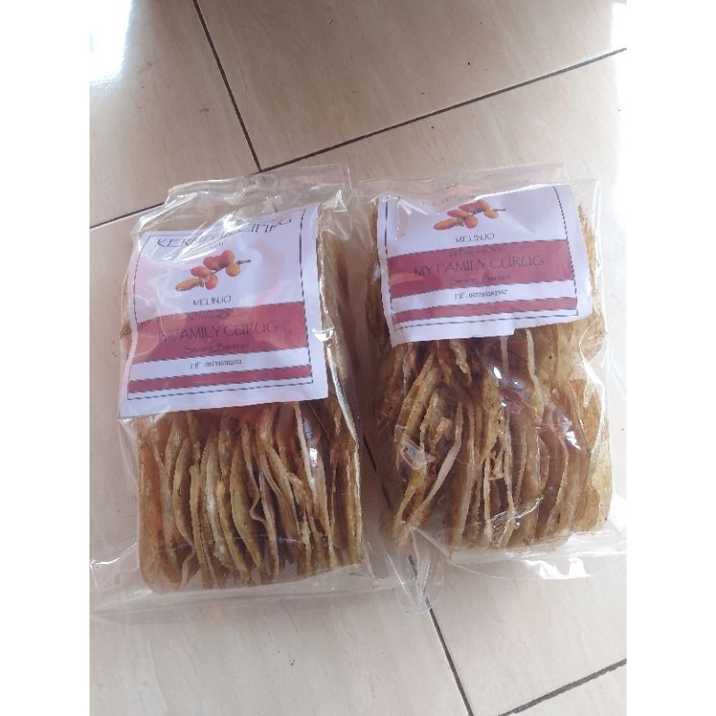 Kerupuk Melinjo/Ciping Mentah Homemade