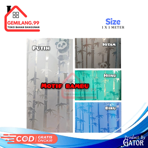 Penutup Pagar Motif PANDA , Fiber pagar motif PANDA Tebal