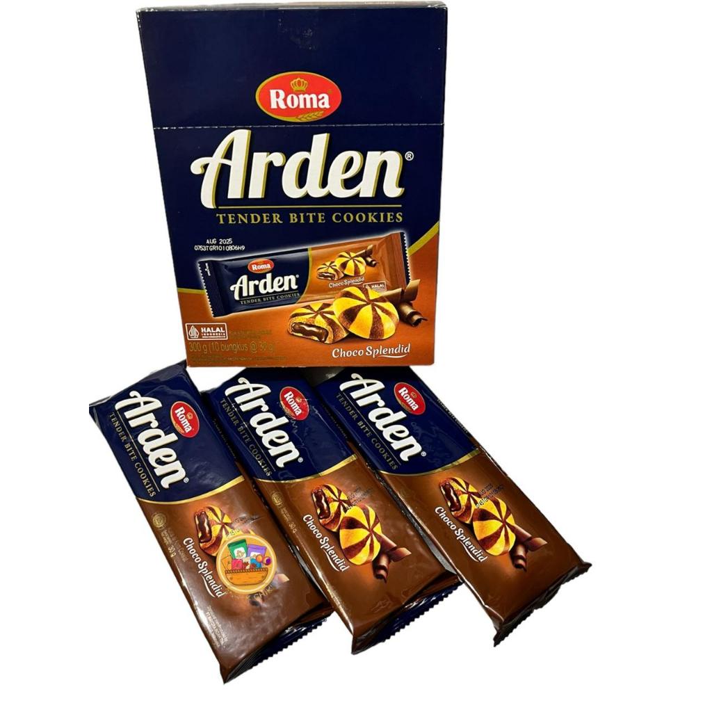 

Roma Arden 1 Pak Box 10 Pcs Tender Bite Cookies Coklat