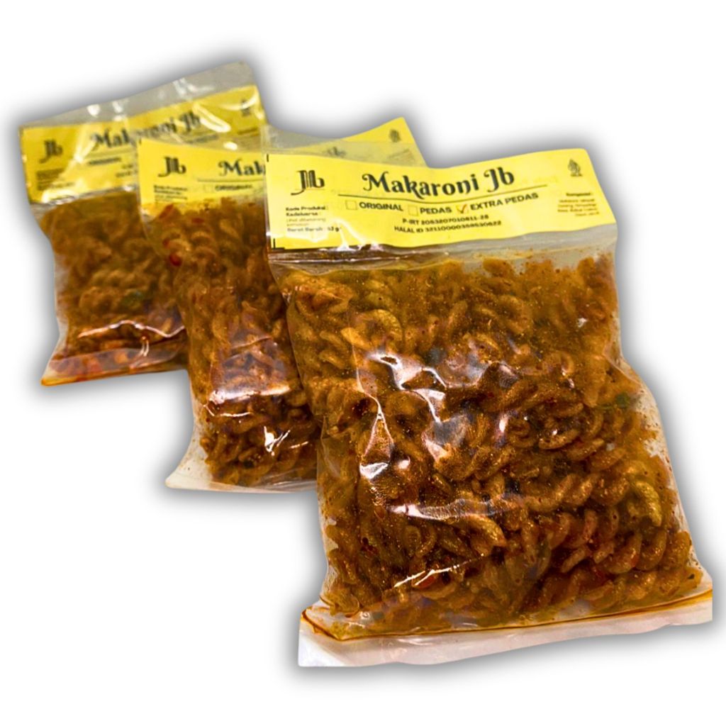 

Makaroni Kriwil Exstra Pedas isi 63 gr / Makaroni JB