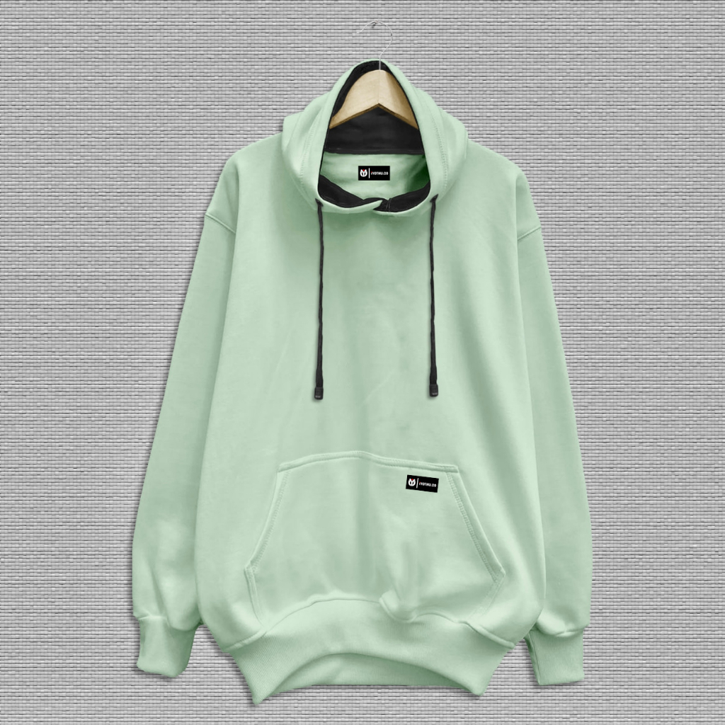 PROMO TERBARU JAKET HOODIE PRIA POLOS WARNA HITAM BAHAN FLEECE TEBAL PREMIUM HODIE SWEATER COWOK