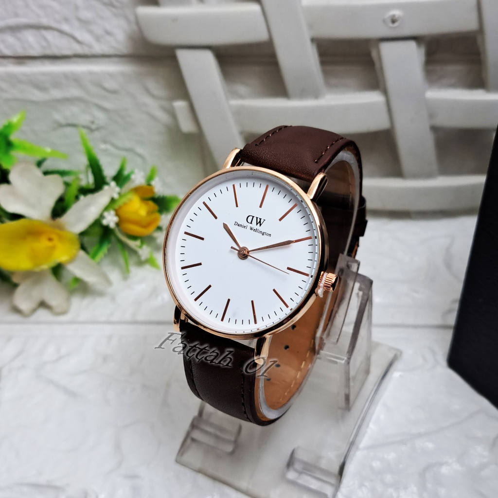 Jam Tangan PRIA Jam Keren Mewah Jam Classic Black Brown Jam Murah JAM KULIT