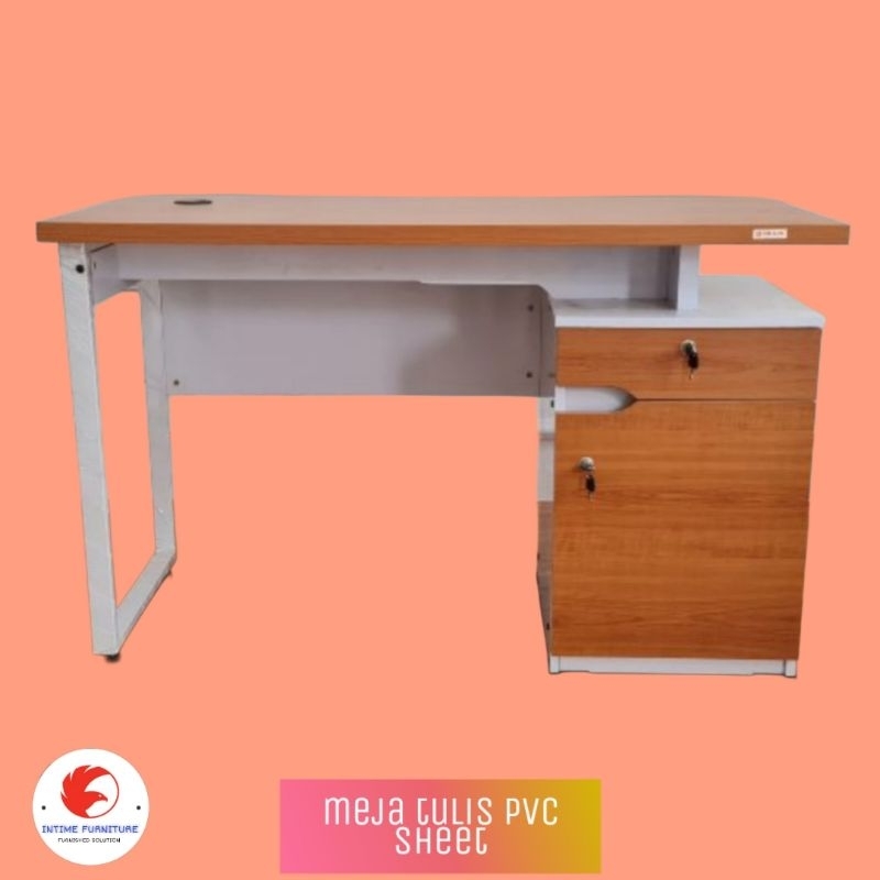 MEJA TULIS MEJA KERJA MEJA KANTOR BESI PVC SHEET