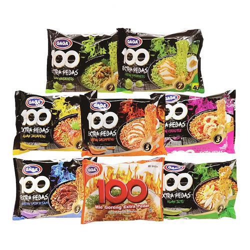 

Mie gaga 100 goreng jalapeno / kuah jalapeno / goreng chipotle