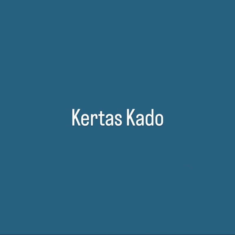 

Kertas Kado