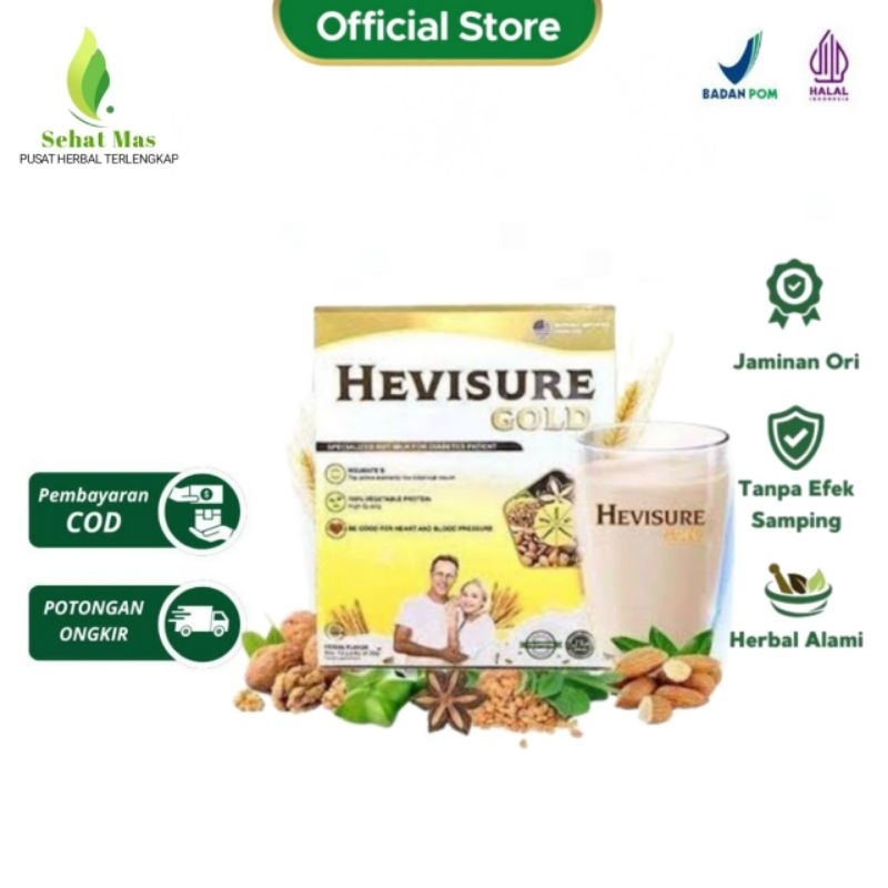 

HEVISURE GOLD MILK SUSU DIABETES KENCING MANIS KADAR GULA RENDAH