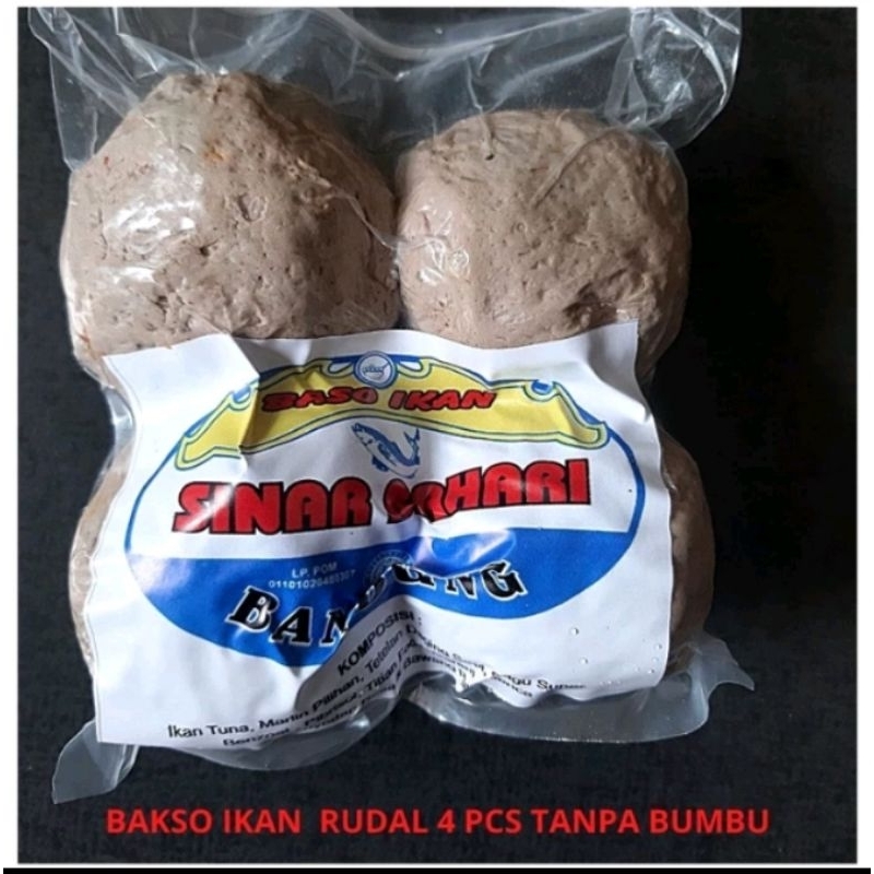 

Baso Ikan Sinar Bahari Jumbo Tetelan Isi 4butir