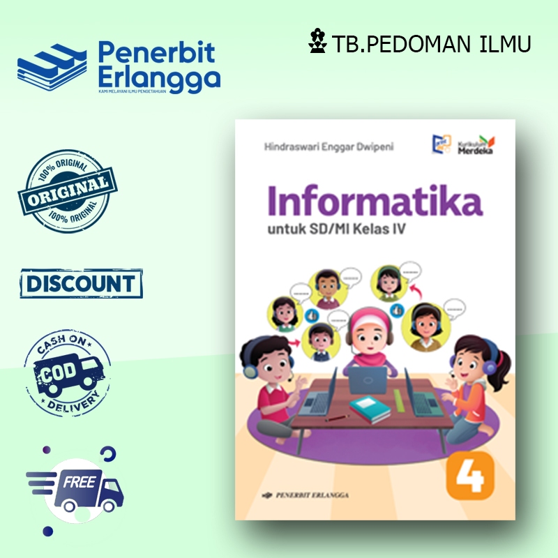 Informatika Kelas 4 SD Kurikulum Merdeka Erlangga