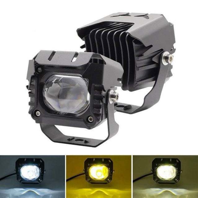 Lampu sorot tembak SQL laser 1mata Offroad foglamp motor mobil
