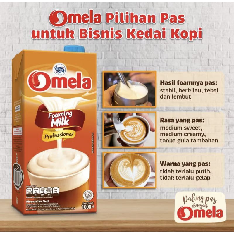 

FRISIAN FLAG OMELA FOAMING MILK 1000 ML