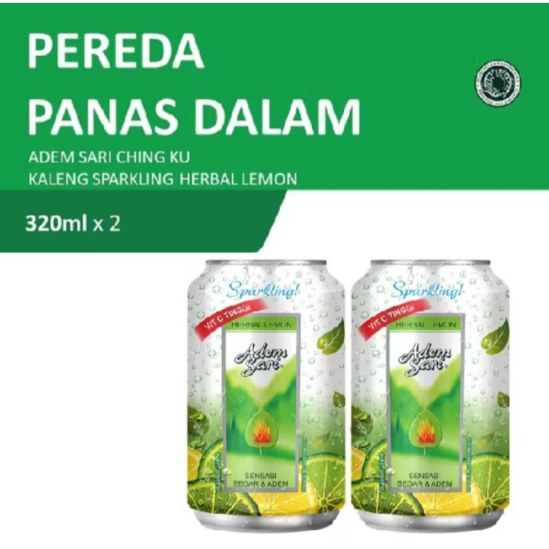 

Adem sari ching ku sparkling 320 ml x 2 botol