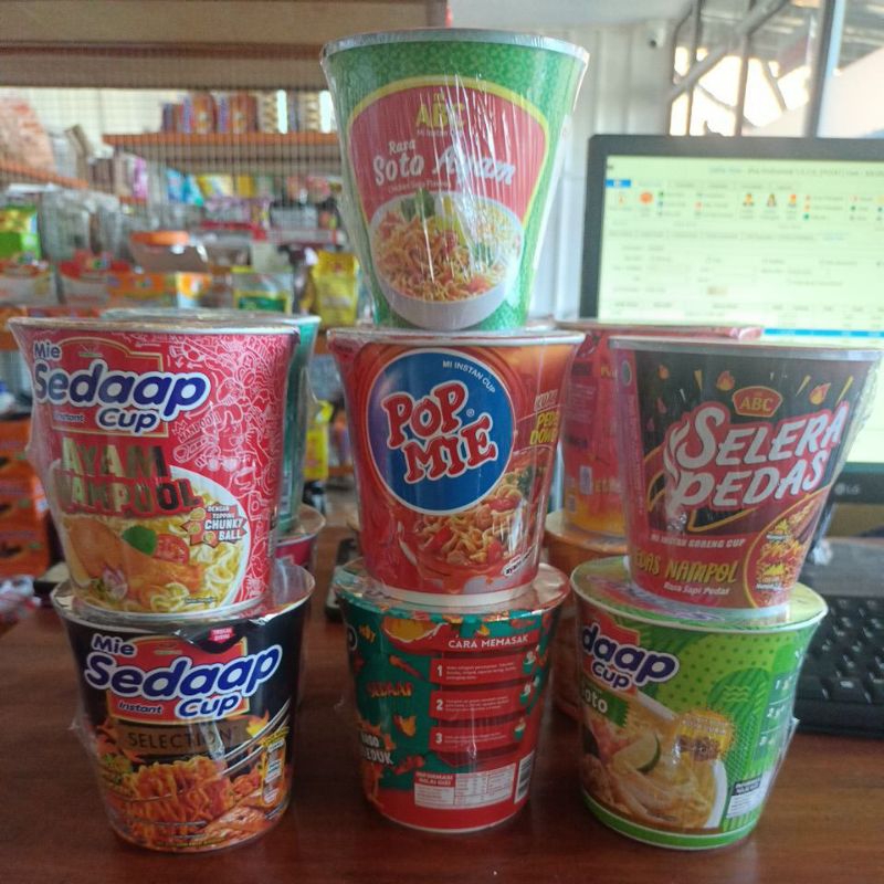 Mie Cup, Mie Instan, Mi Kemasan Cup