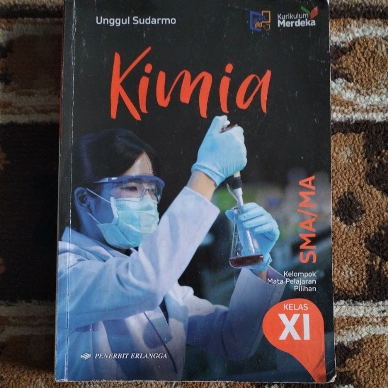Buku Kimia SMA/MA Kelas 11/XI Erlangga* BEKAS* Original