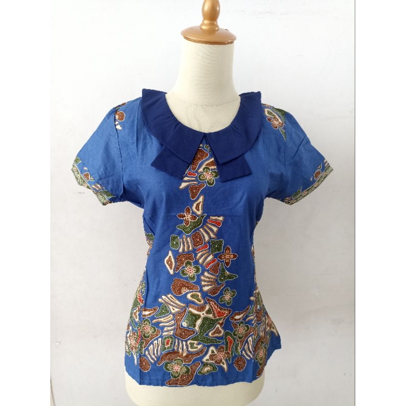 BLUS BATIK MURAH WANITA KANTOR - KODE 610CB213