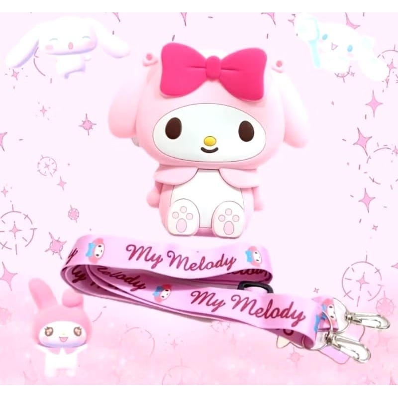 Tas Selempang Anak Perempuan Kuromi Lucu