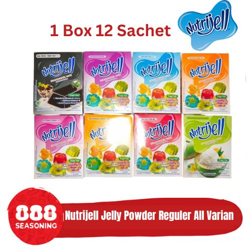 

Nutrijell REGULER BESAR Kemasan BOX isi 12 Sachet 15g All Variant