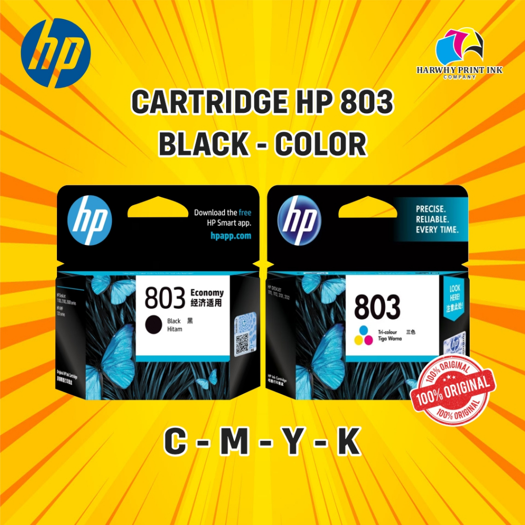 CARTRIDGE HP 803 BLACK - 803 COLOR ORIGINAL