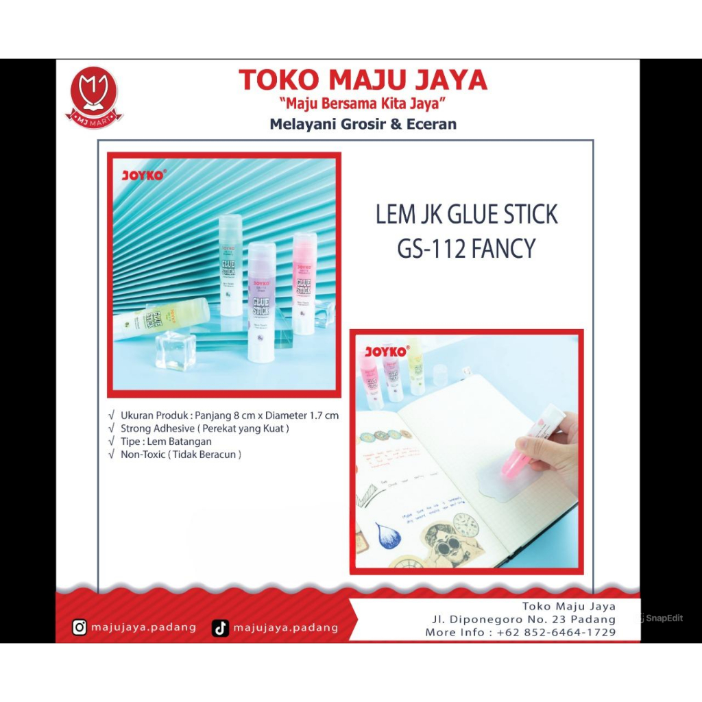 

LEM JK GLUE STICK GS-112 FANCY