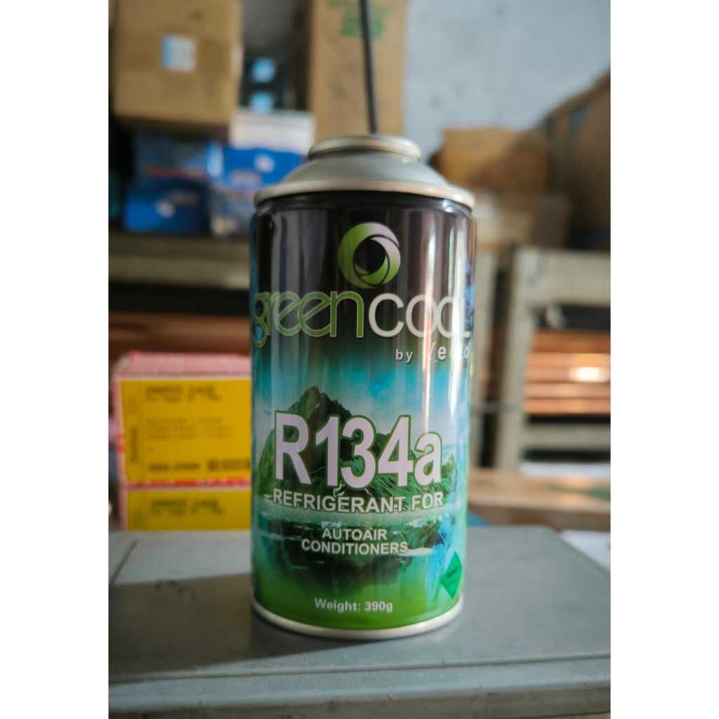 Freon R134a Refrigerant kaleng kulkas Merk Greencool