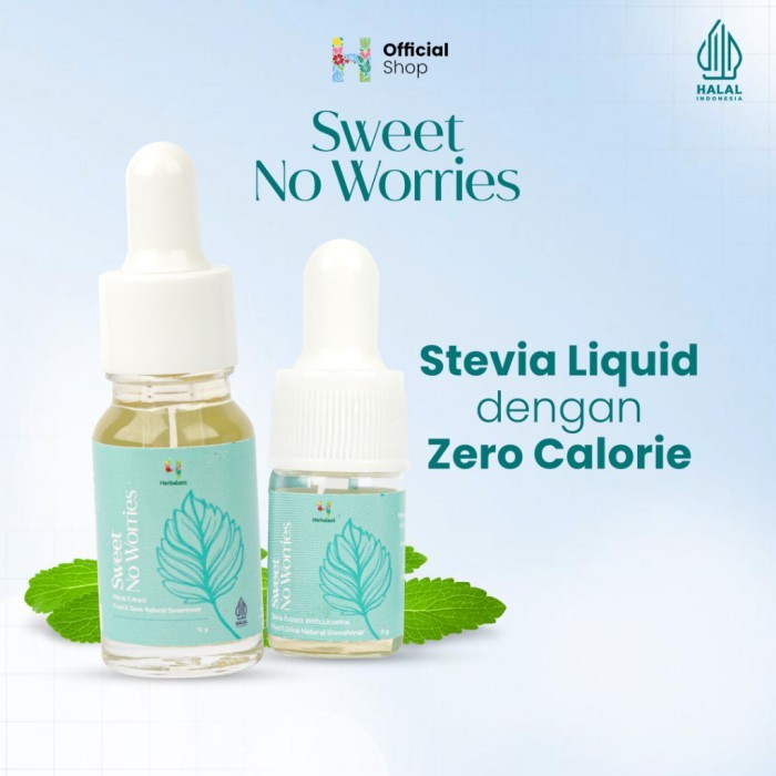 

Stevia Sweet No Worries Pengganti Gula 0 Kalori