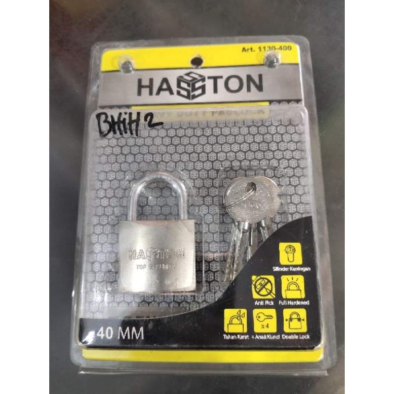 PADLOCK / GEMBOK MEREK HASTON 40MM