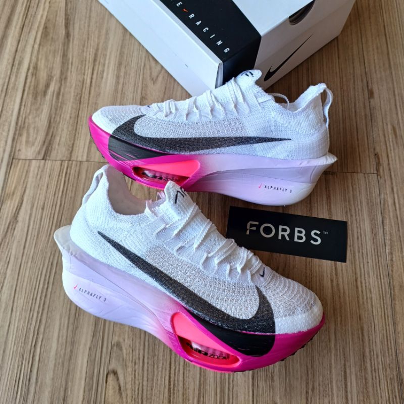 Nike Air Zoom Alphafly Next% 3 White Purple Agate || pink vivid grape