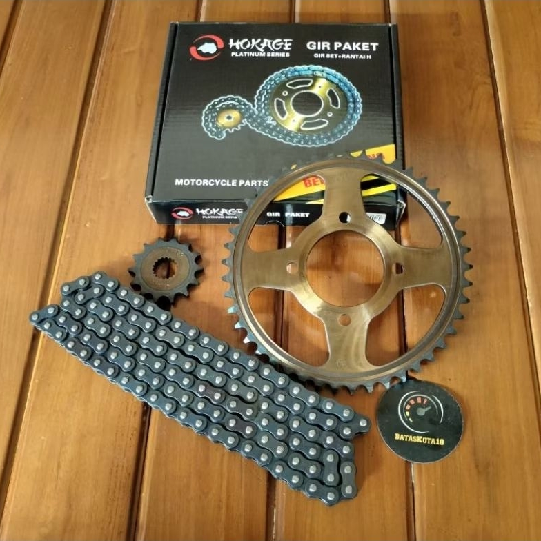 Gir set gear paket thunder 125 baja sepuhan hokage