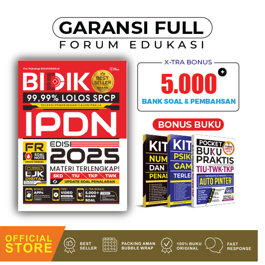 BUKU IPDN 2025 BIDIK 99,99% LOLOS IPDN 2025