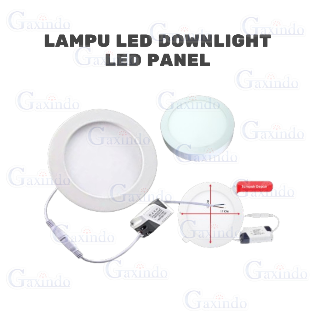 LAMPU LED DOWNLIGHT LED PANEL D103 LAMPU ATAP PLAFON BULAT KOTAK LAMPU ATAP PLAFON