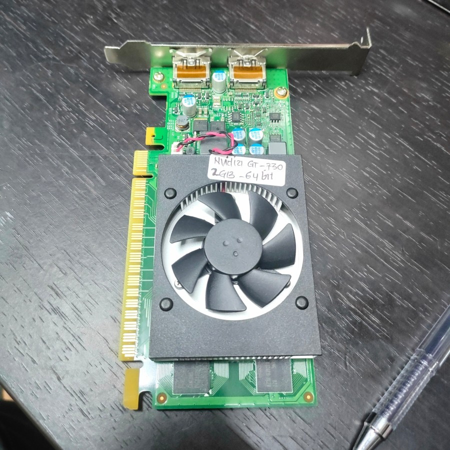 VGA NVIDIA SAMSUNG GT-730 2GB DDR5 64BIT VGA CARD PCI-EXPRESS Editing