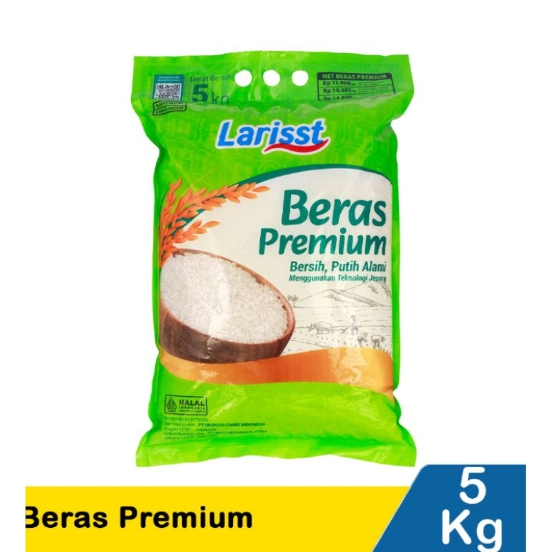 

Larisst beras premium 5 kg