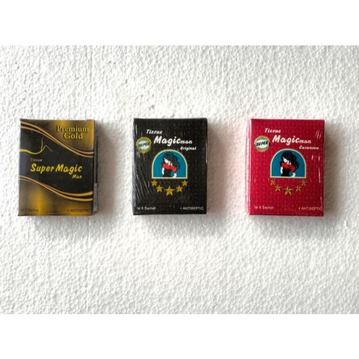 M23 - Tisu MAGIC MAN Super Magic Tissue Red Cassanova Super Magic Gold Premium