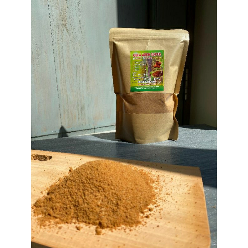 

Gula Aren Kristal / Gula Aren Serbuk / Brown Sugar 500 gram