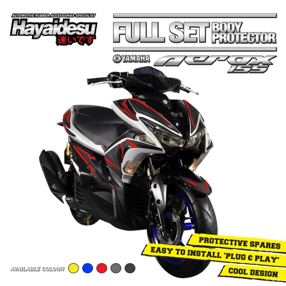 Yamaha AEROX (old) Body Protector Motor Full Set Cover-HAYAIDESU