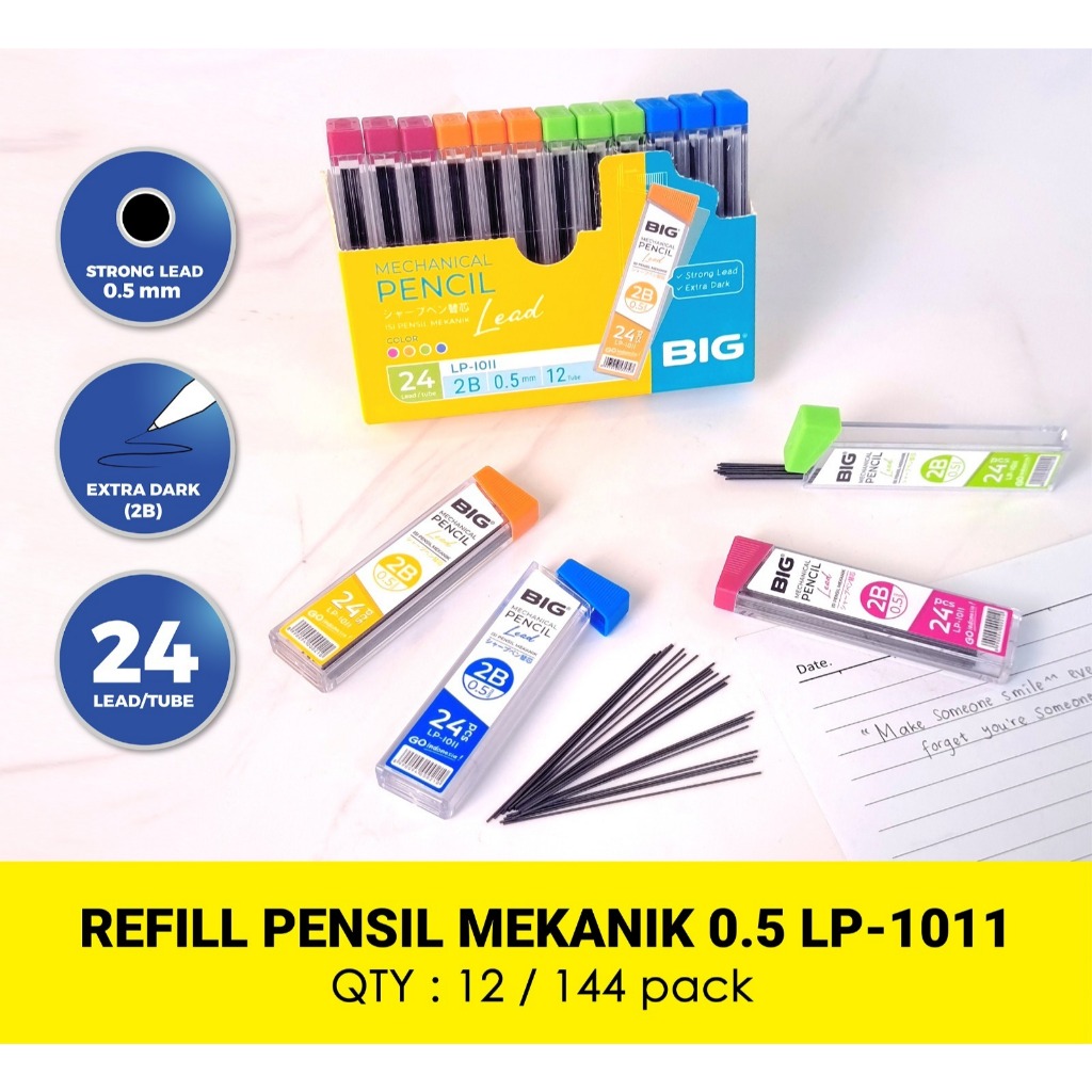 

REFIL PENSIL MEKANIK BIG LP-1011, LP-1012